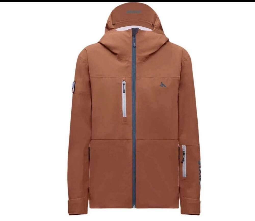 Nivis Shell V2 Jacket Size M Harvest Orange Waterproof Ski Hooded